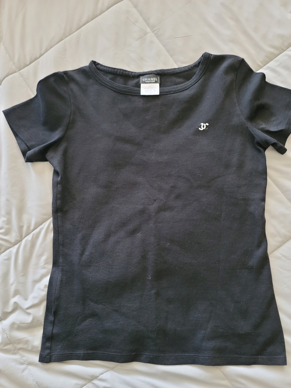 ✨Rare Chanel Uniform Tee - XS